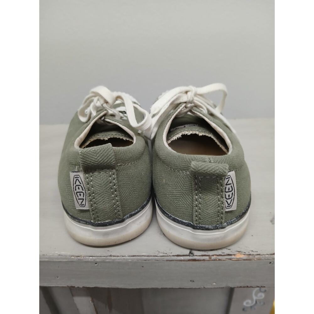 KEEN Women's Elsa Canvas Sneakers size 8 olive green - Picture 5 of 10